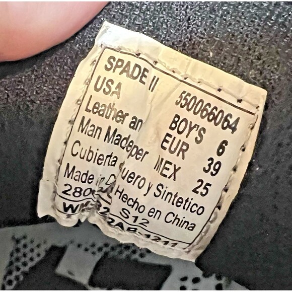 Airspeed Footwear Spade 2 Boys Size 6 Skateboarding Sneakers Low Top White Red - Picture 5 of 12